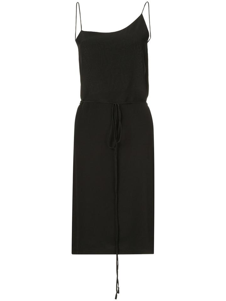 Kacey Devlin Asymmetric Wrap Dress - Black