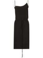 Kacey Devlin Asymmetric Wrap Dress - Black