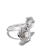 De Beers 18kt White Gold Aria Toi Et Moi Diamond Ring