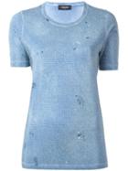Dsquared2 Microstud Accent T-shirt, Women's, Size: Xs, Cotton