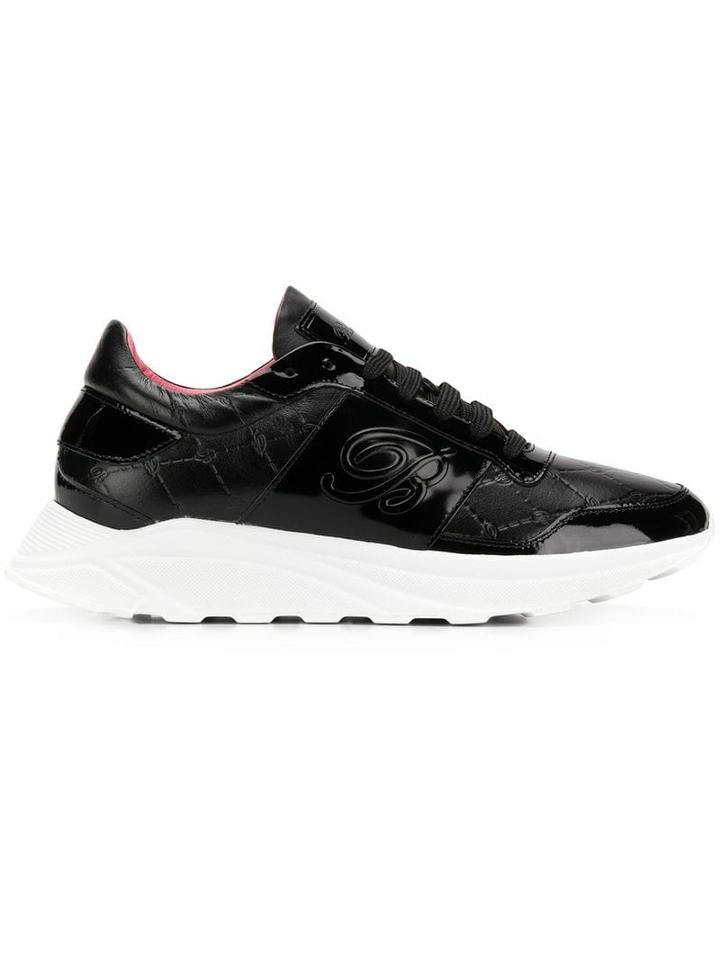 Blumarine Logo Sneakers - Black