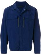 Prada Crinkled Lightweight Jacket - Blue