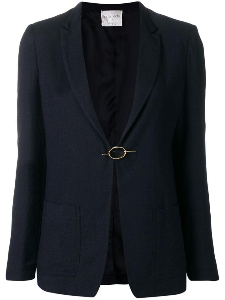 Forte Forte V-neck Blazer - Black