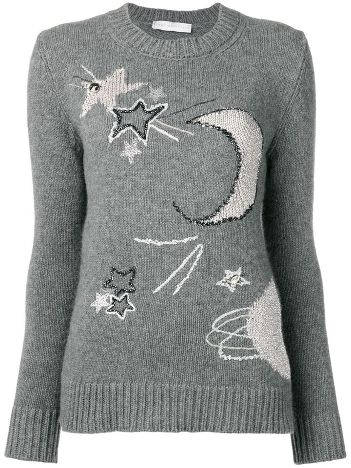 Giada Benincasa Embellished Jumper - Grey