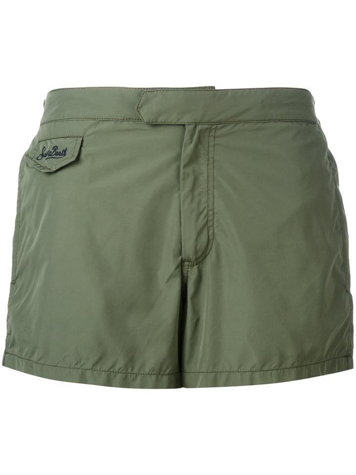 Mc2 Saint Barth - Harry Swim Shorts - Men - Polyamide/polyester/spandex/elastane - M, Green, Polyamide/polyester/spandex/elastane