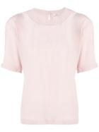 Peserico Loose Fit Blouse - Pink & Purple