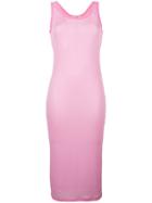Givenchy - Midi Tank Dress - Women - Polyamide/spandex/elastane/cupro - 38, Pink/purple, Polyamide/spandex/elastane/cupro