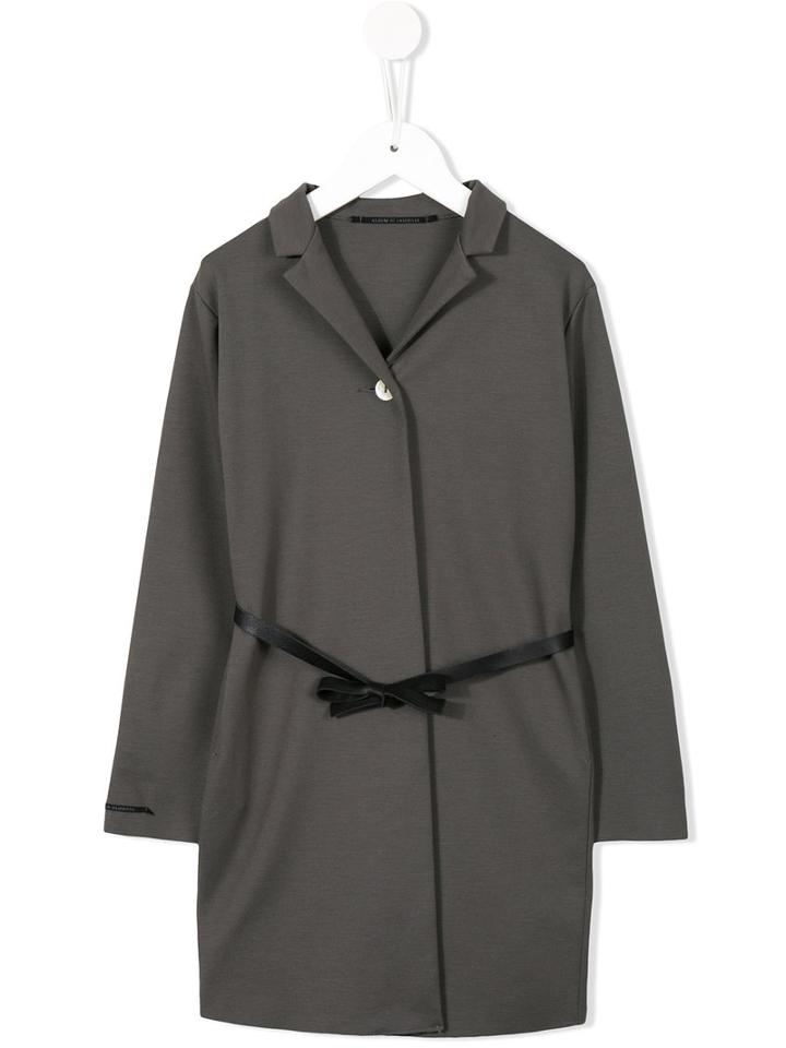 Album Di Famiglia Kids - Single Breasted Coat - Kids - Polyamide/spandex/elastane/viscose - 6 Yrs, Grey