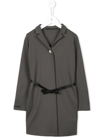 Album Di Famiglia Kids - Single Breasted Coat - Kids - Polyamide/spandex/elastane/viscose - 6 Yrs, Grey