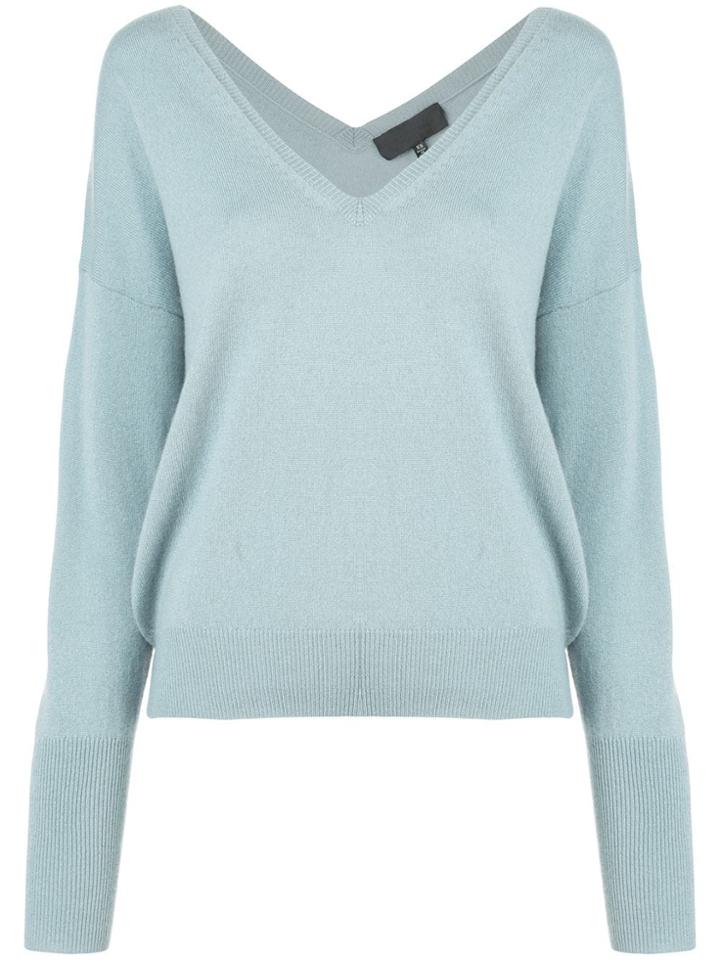 Nili Lotan Kylan Cashmere Sweater - Blue