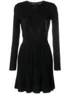 Versace Ribbed Knit Dress - Black