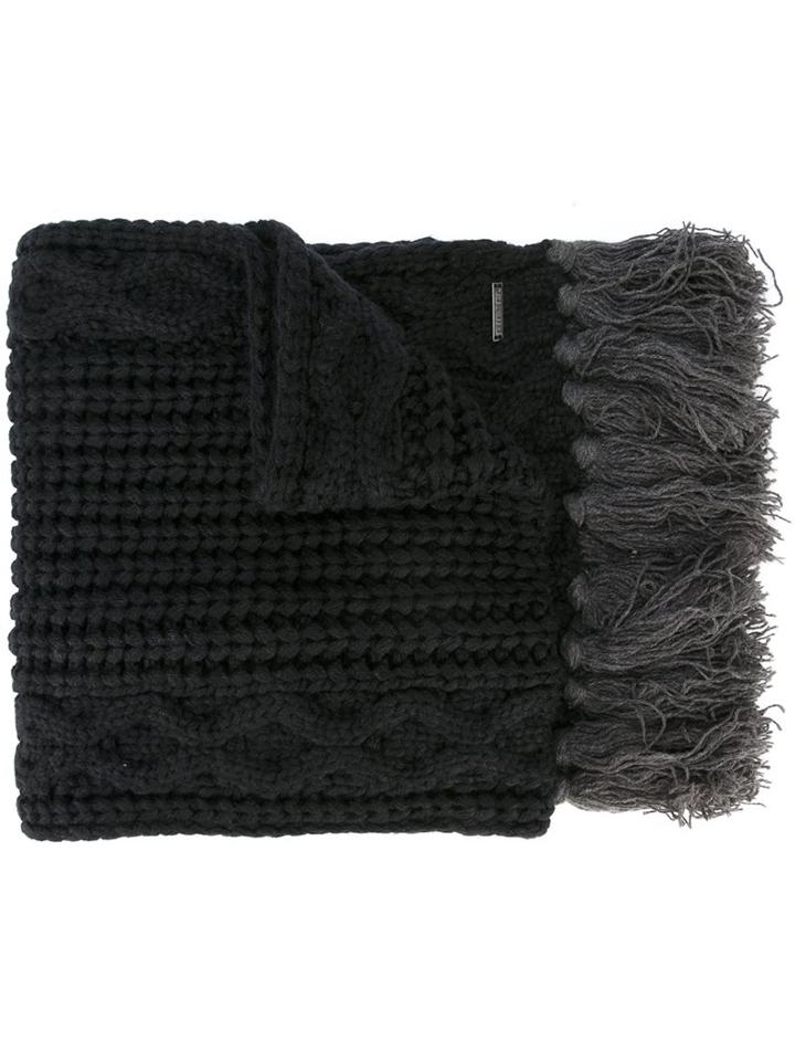 Diesel 'k-derdy' Scarf, Adult Unisex, Black, Acrylic