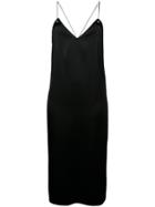 Cityshop Strappy Slip Dress, Women's, Black, Triacetate/polyester