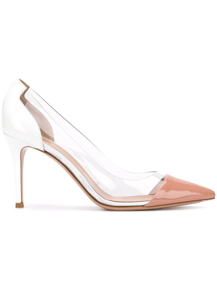 Gianvito Rossi Classic Pointed Pumps - White