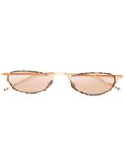 Thom Browne Eyewear Round Frame Sunglasses - Gold
