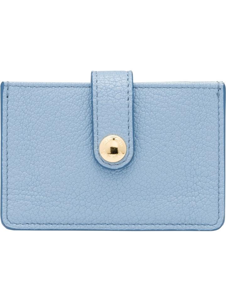 Miu Miu Madras Snap Wallet - Blue