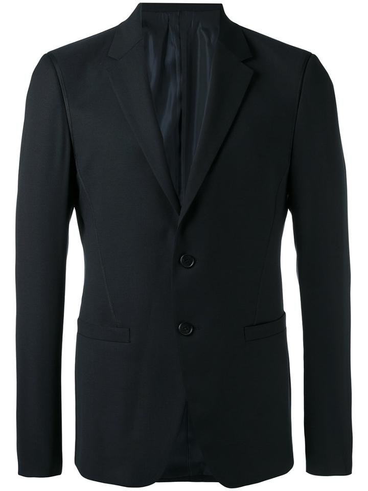 Wooyoungmi - Formal Classic Blazer - Men - Silk/polyester/viscose/wool - 52, Blue, Silk/polyester/viscose/wool