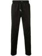 Les Hommes Urban Side Stripe Track Trousers - Black