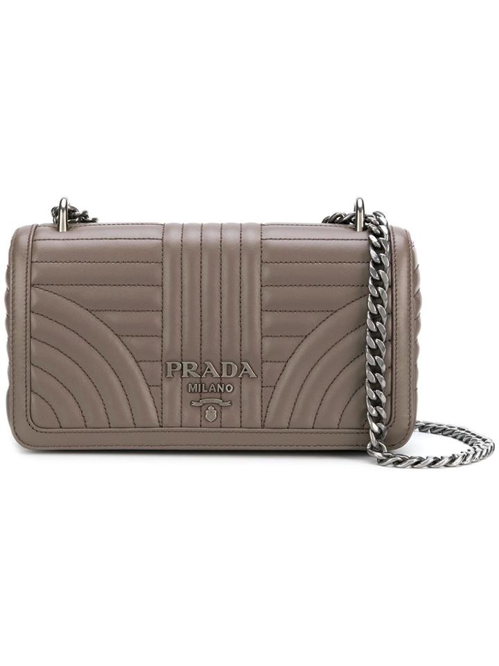 Prada Mobile Phone Shoulder Bag - Grey
