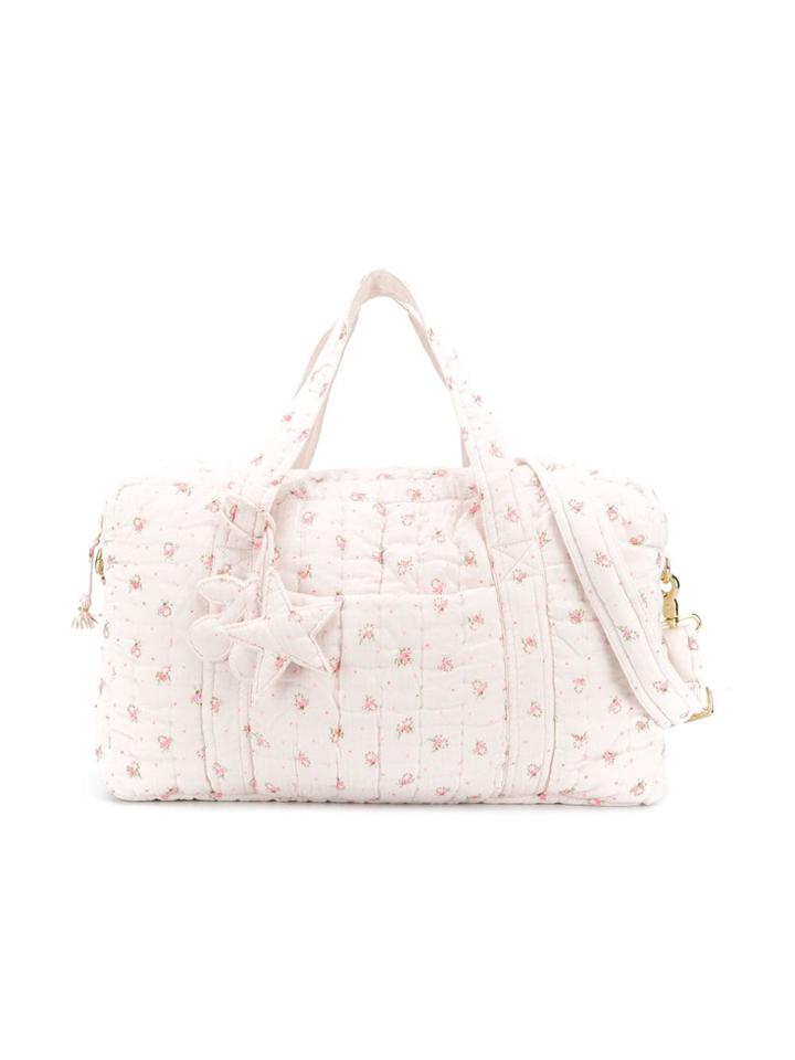 Bonpoint Cherry Print Changing Bag - Pink