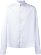Y / Project Striped Shirt, Adult Unisex, Size: 50, White, Cotton