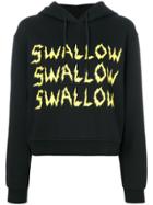 Mcq Alexander Mcqueen Swallow Hoodie Sweatshirt - Black