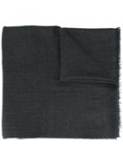 Emporio Armani Raw Edge Scarf - Grey