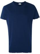 Saint Laurent - Ysl Short Sleeve T-shirt - Men - Cotton - Xl, Blue, Cotton