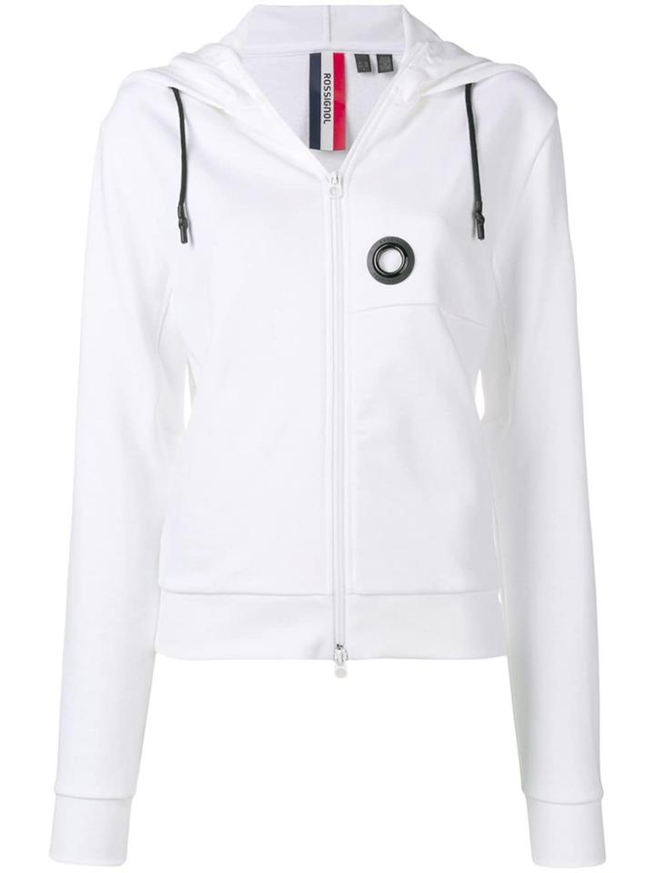 Rossignol Zip Front Hoodie - White
