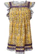 Fay Paisley Print Top, Women's, Size: M, Yellow/orange, Silk
