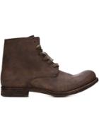 A Diciannoveventitre Distressed Ankle Boots - Brown
