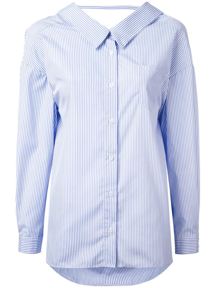 Jovonna Viola Striped Shirt - Blue