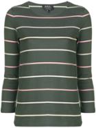 A.p.c. Striped Jersey Top - Green