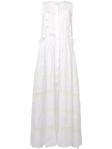 Anjuna Brigitta Broderie Anglaise Dress - White