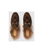 Fashion Concierge Vip Gucci - Princetown Gg Velvet Slipper -