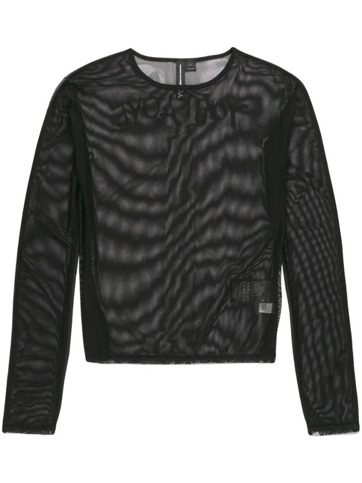 Y-3 'yohji Love' Sheer Tee - Black