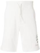 Y-3 Logo Printed Track Shorts - White