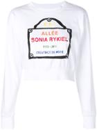 Sonia Rykiel Logo Print Sweatshirt - White