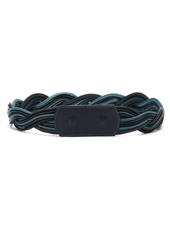 Sarah Chofakian Leather Belt - Black