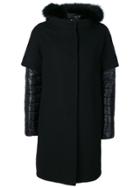 Herno Hooded Coat - Black