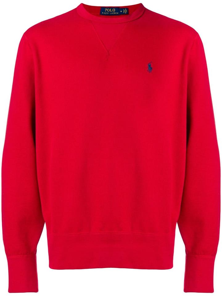Polo Ralph Lauren Crew Neck Sweatshirt - Red