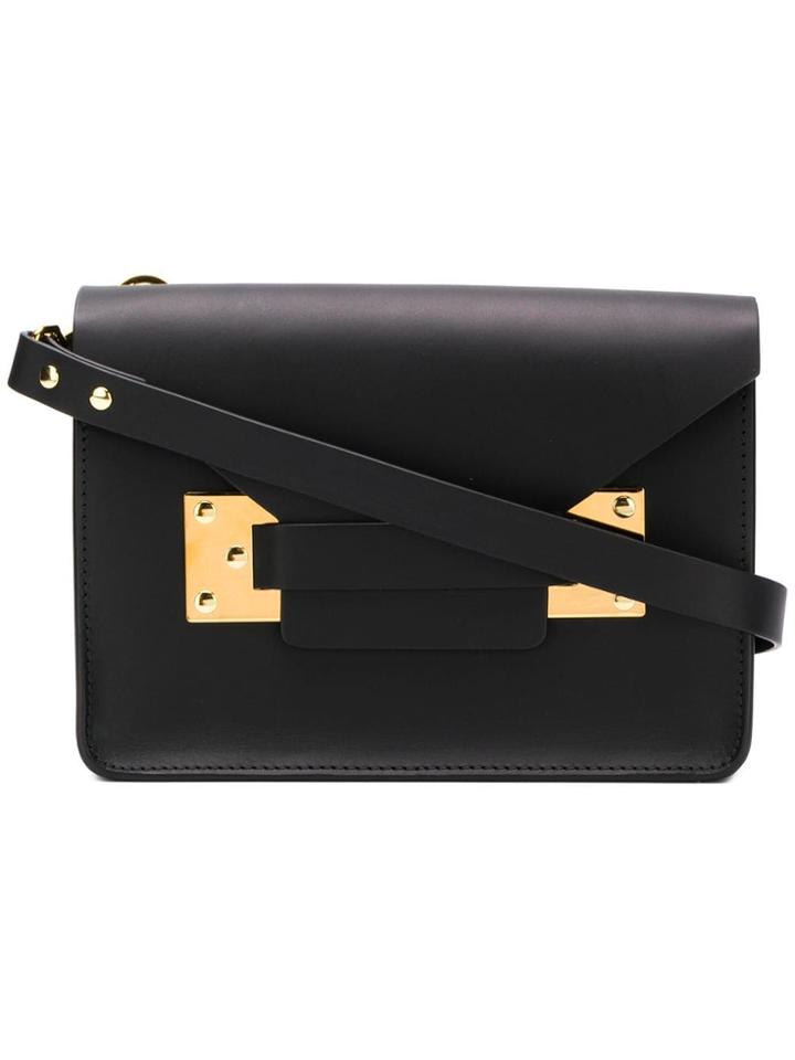 Sophie Hulme Square Crossbody Bag - Black