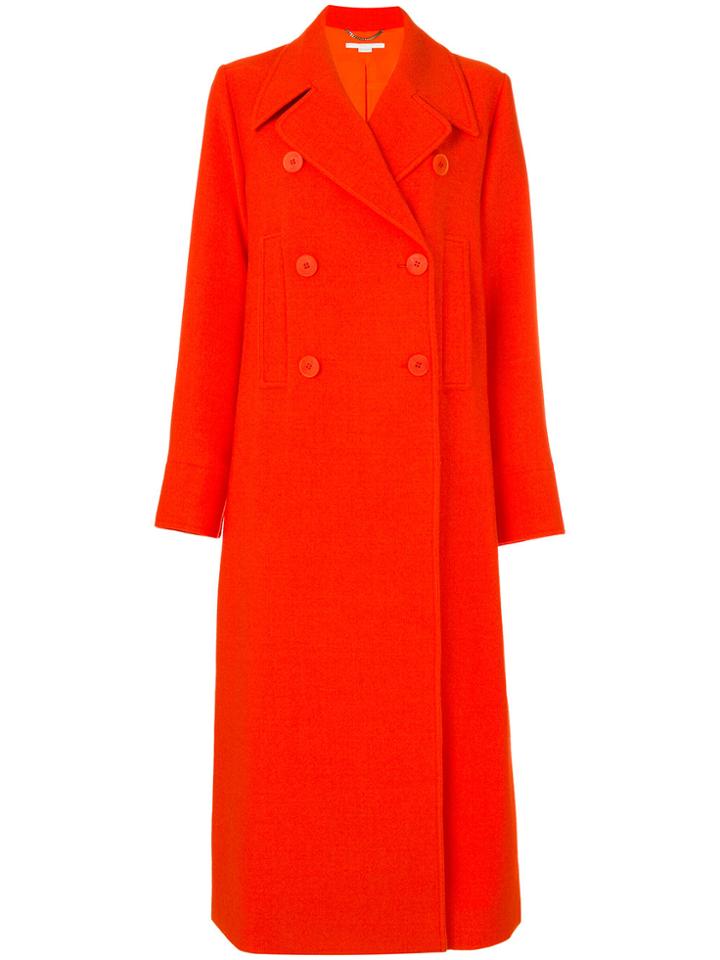 Stella Mccartney Oversize Coat - Yellow & Orange