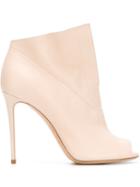 Casadei Daytime Booties, Women's, Size: 39, Nude/neutrals, Leather