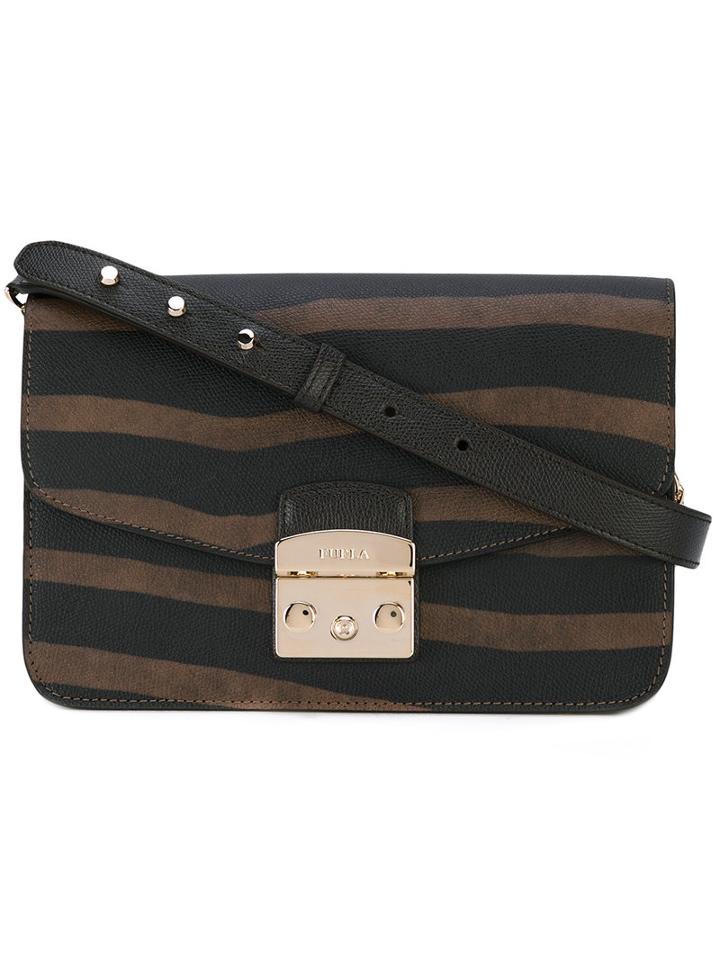 Furla - Mini Zaferano Shoulder Bag - Women - Leather - One Size, Brown, Leather