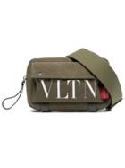 Valentino Green Vltn Logo Cross Body Bag