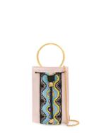 Emilio Pucci Crystal Embellished Top Handle Bag - Pink