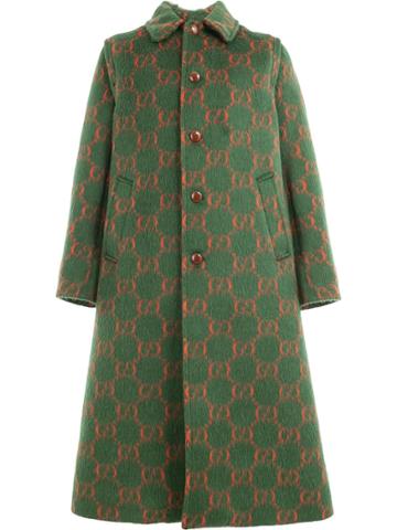 Gucci Gucci 534661z566l 3127 Yard/red/camel Viscose/silk/cotton/lama