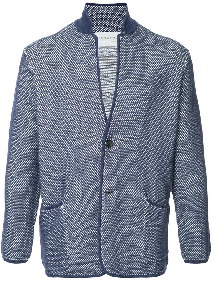 Tomorrowland Waffle Knit Blazer - Blue