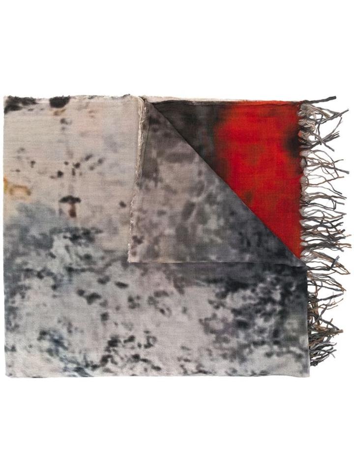 Uma Wang Fine Knit Scarf - Grey